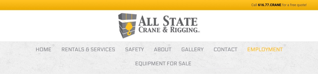 Job Listings All State Crane Rigging LLC Jobs